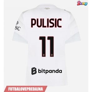 Lacne Ženy Futbalové dres AC Milan Christian Pulisic #11 2026-27 Krátky Rukáv - Preč